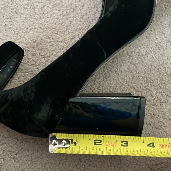 Marc Fisher | velvet Ion Block Heel Pump Black sz 7.5 - Picture 4 of 13